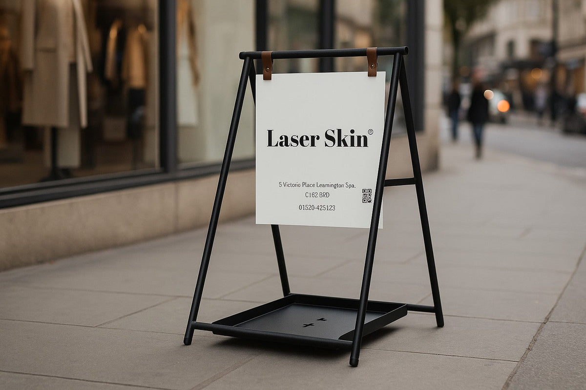 A Frame Sidewalk Sign with Tray