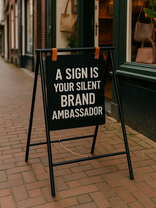 a frame sidewalk sign sandwich board blank