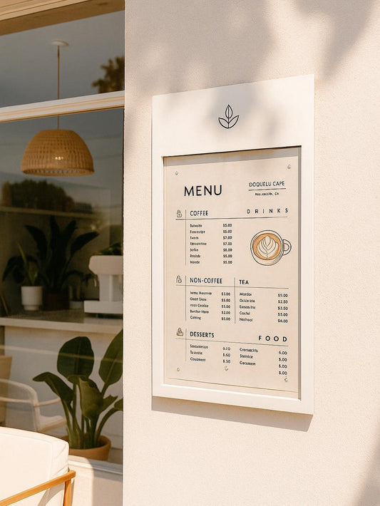 Outdoor Menu Boards