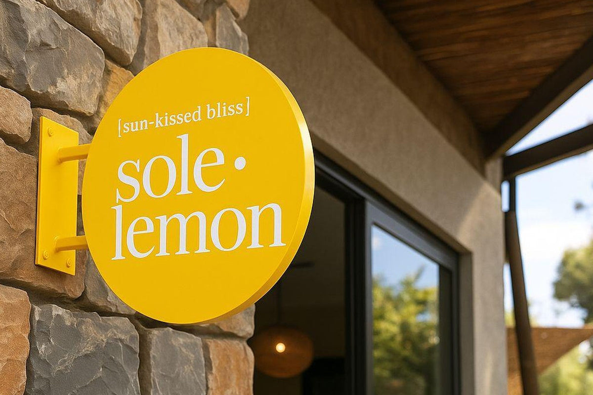Thick Round Blade Sign