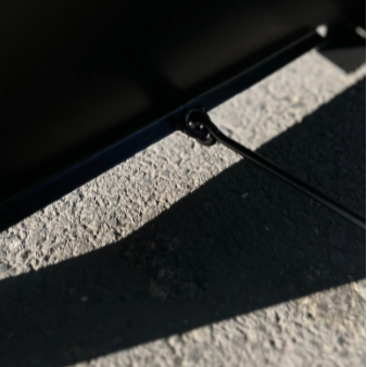 Weatherproof sidewalk advertising board