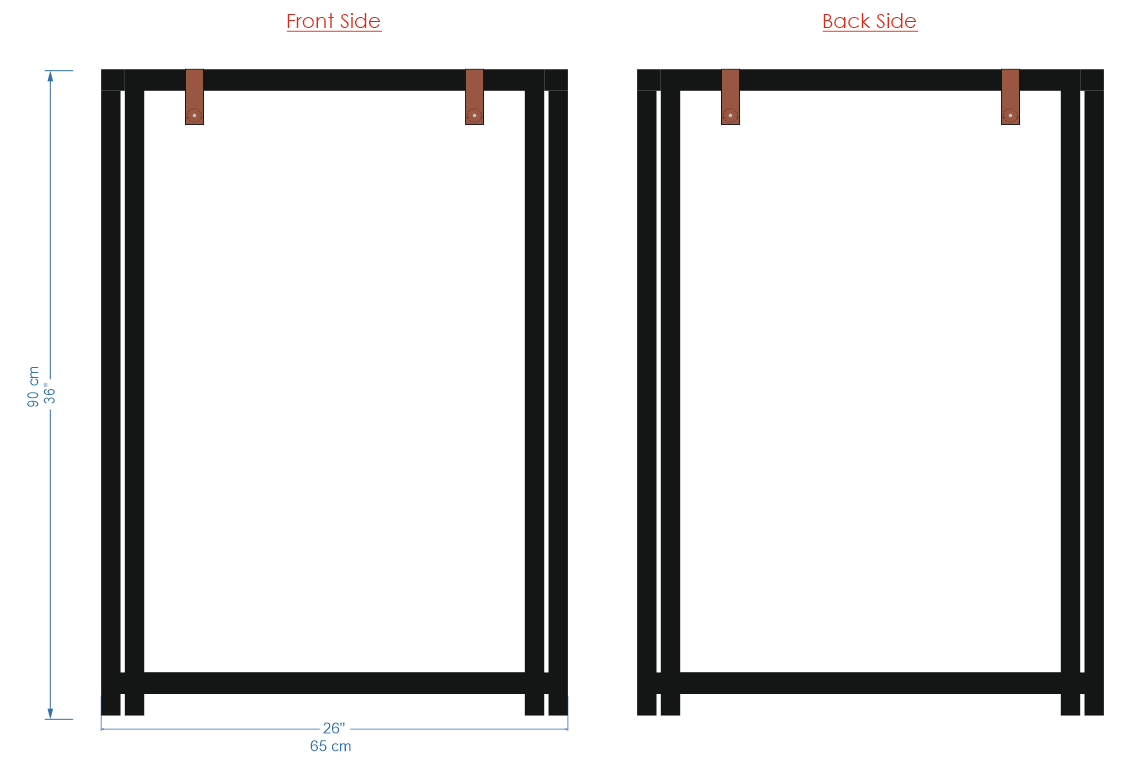 Custom A-Frame Sign – Frame Only
