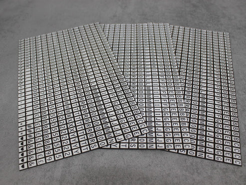 "Changeable magnetic letter counter sign, perfect for cafes and restaurants. Customizable with magnetic letters for displaying prices or menu items."