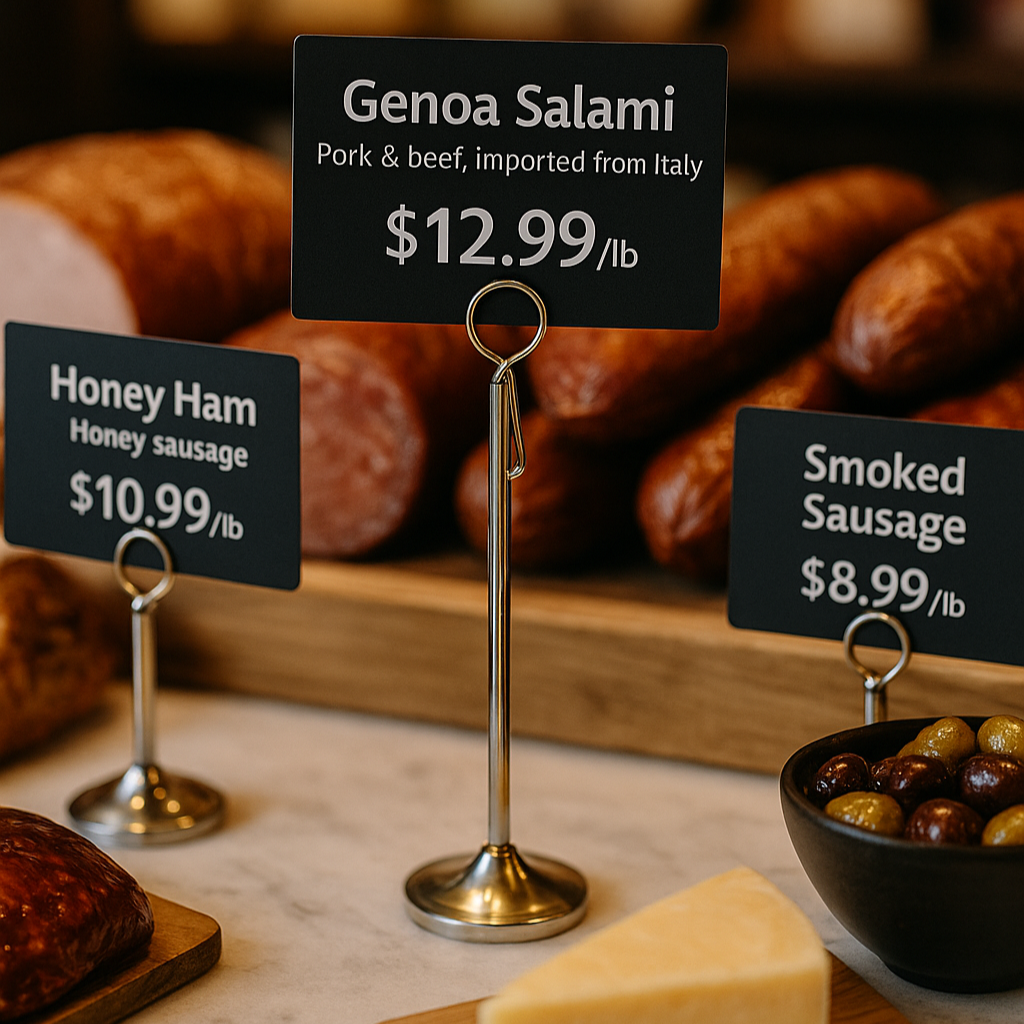 Minimal Metal Business Card Stand