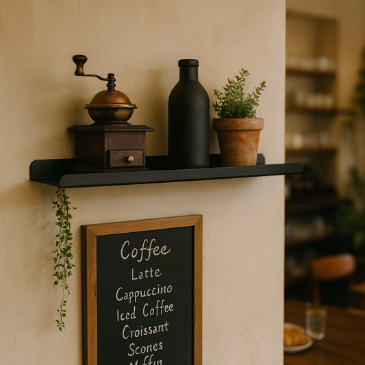 Wall Mounted Metal Shelf