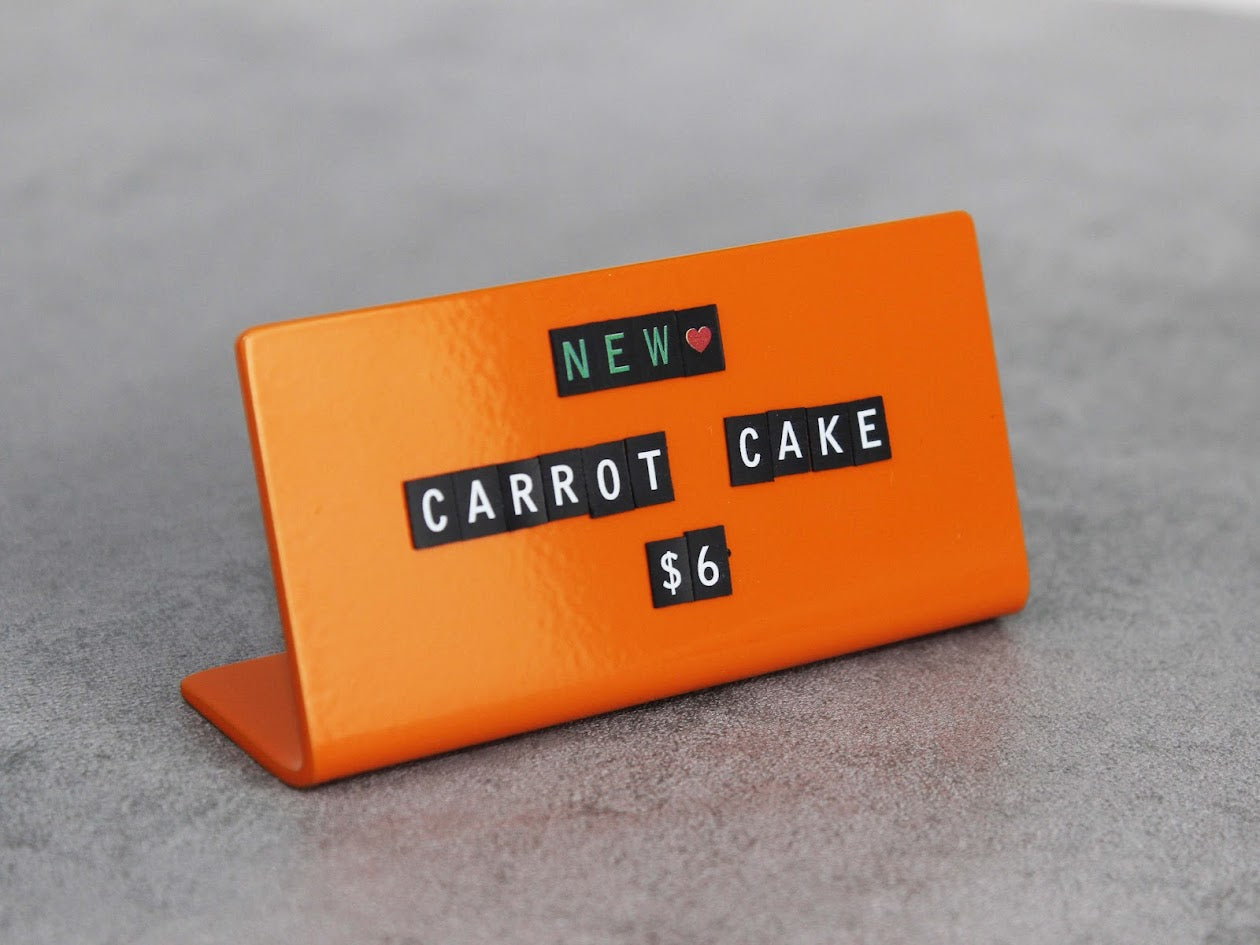 wedding table number  Table top sign  table reserved sign  Table Number Stackers  price list sign  metal table number  metal counter sign  magnetic table top  magnetic sign  magnetic price sign  magnetic letter sign  magnetic counter sign  magnetic coffee shop sign  Custom Table Number  custom printing table numbers  counter sign  changeable letter counter sign  cafe table number
name countertop sign
changeable letter counter sign