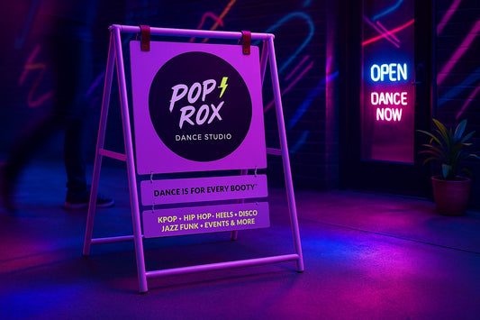 A Frame Sidewalk Sign with Extra Panels