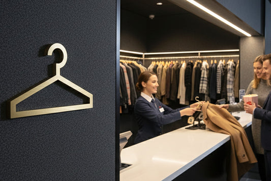 Cloakroom Icon Sign