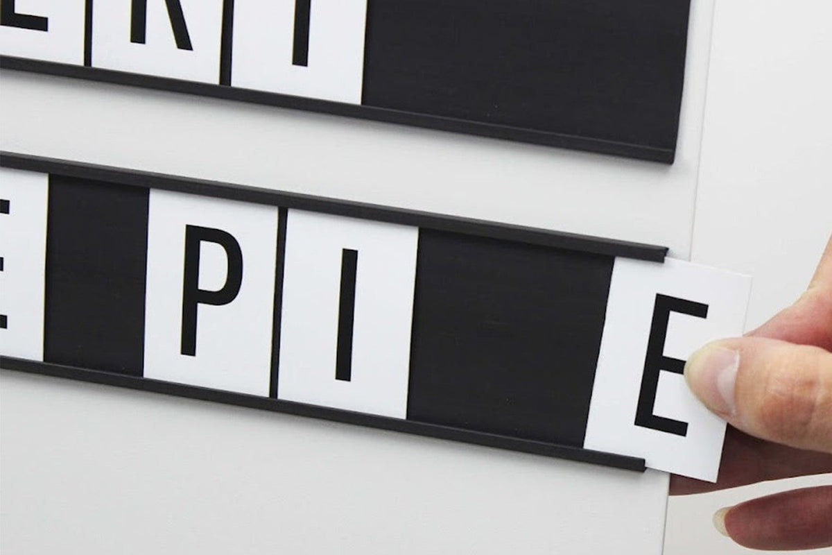 Double Sided Letter and Number Cards
