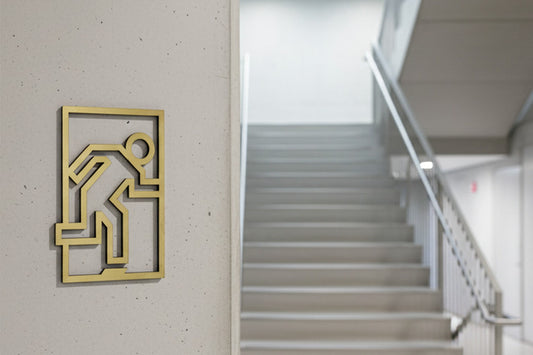 Fire Exit Icon Sign