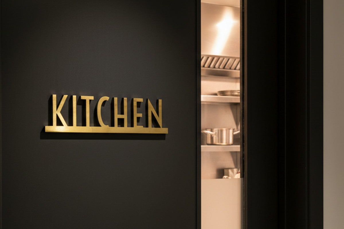 Kitchen Icon Wayfinding Sign