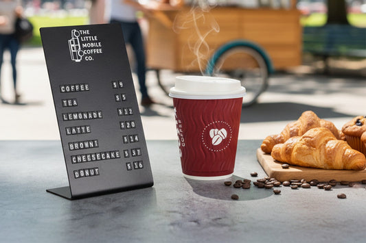 Magnetic Letters Counter Sign-Large