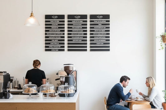 Printed Metal Menu Board