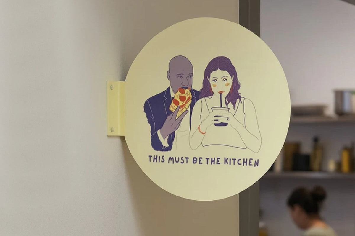 Slim Round Blade Sign