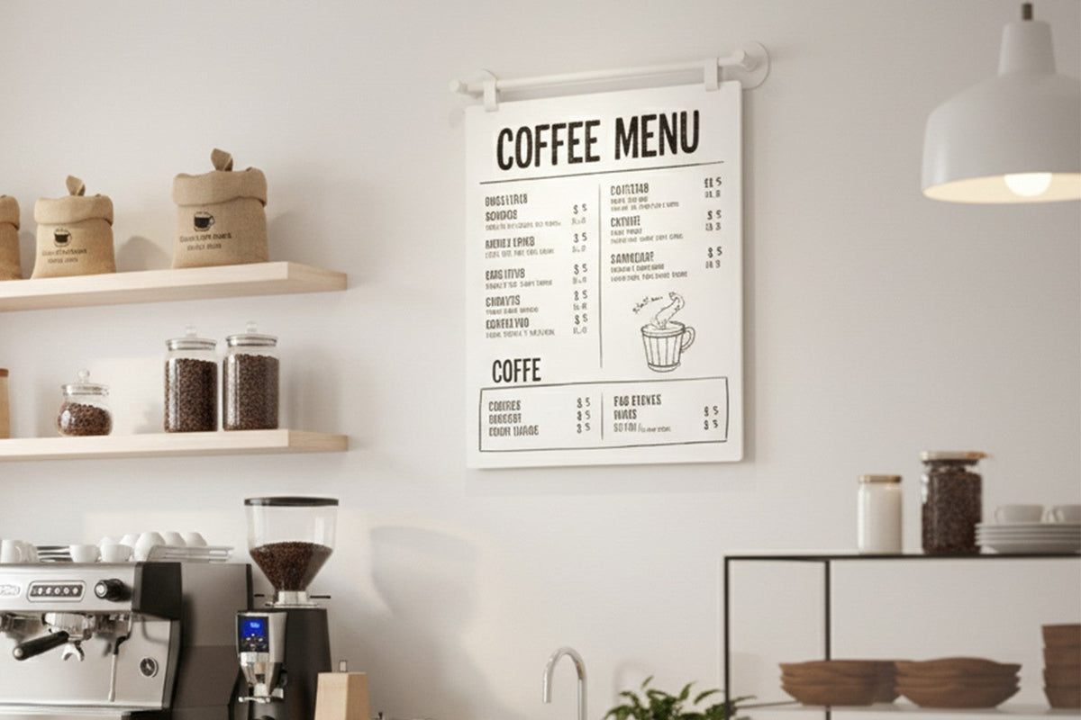 Storefront Menu Board Sign