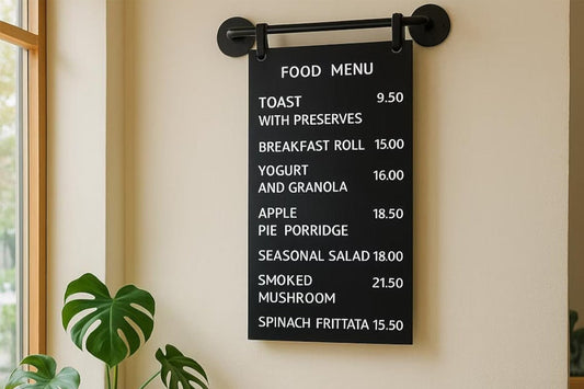 Wall Mounted Magnetic Menu Board