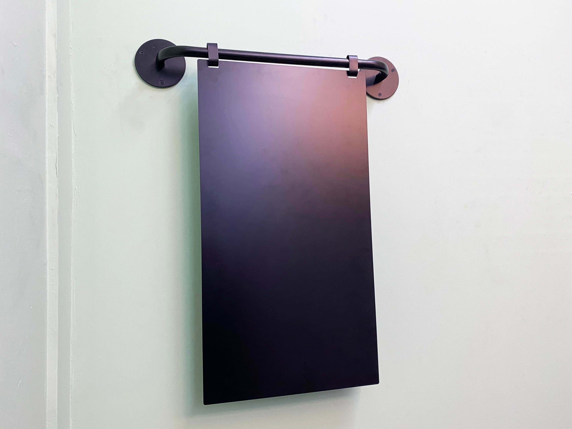 A customizable café menu board featuring magnetic letters for easy updates. This wall-mounted display helps cafes and restaurants maintain an organized, professional look while providing flexibility. Change your menu items, prices, and promotions quickly and efficiently with this versatile board.

