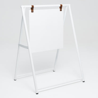 Whether you want a clean slate or a branded look, this sign does both.