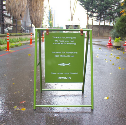 A-frame sign
Sandwich board
Double-sided signage
Sidewalk sign
Outdoor display
Promotional sign
Portable signage
Custom A-frame
Personalized printing
Customizable sidewalk sign
Event signage
Business sandwich board
Directional A-frame
custom design signage