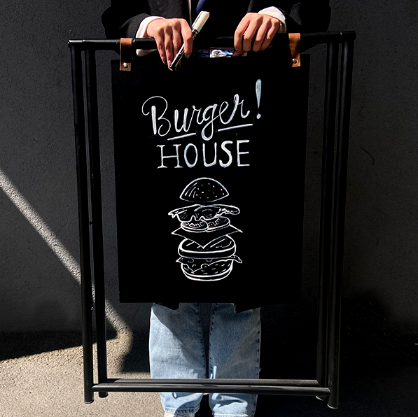 A-frame sign
Sandwich board
Double-sided signage
Sidewalk sign
Outdoor display custom printing sign
double sided printing sidewalk sign
Portable signage
Custom A-frame cafe-restaurant sign
Personalized printing
Customizable sidewalk sign
Event signage
Business sandwich board
Directional A-frame sign
customized design a frame sandwich sign
Unique design signage