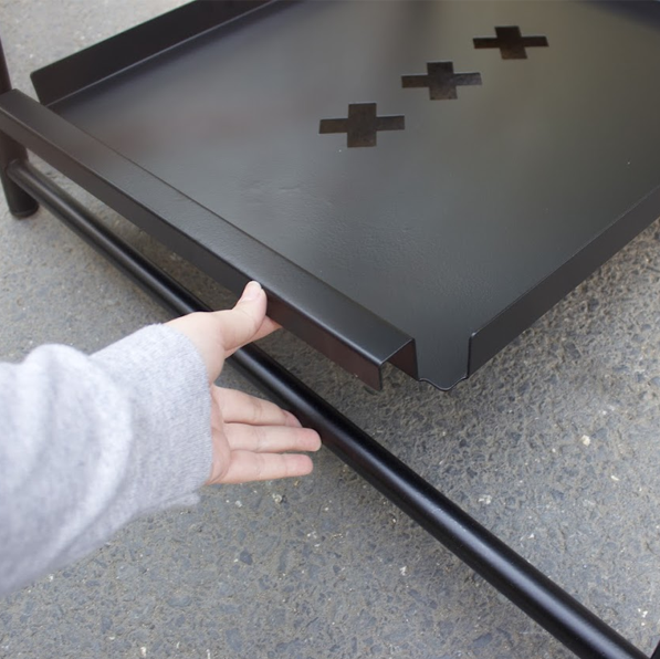 Blank or printed A-frame sidewalk sign with a trayDouble-sided A-frame sidewalk sign with a sturdy metal frame and tray, great for holding flyers or menus. Its dual-sided design and tray allow for maximum visibility and functionality. This ‘storefront A-frame sign’ and ‘sidewalk sandwich sign’ is a popular choice for businesses.

