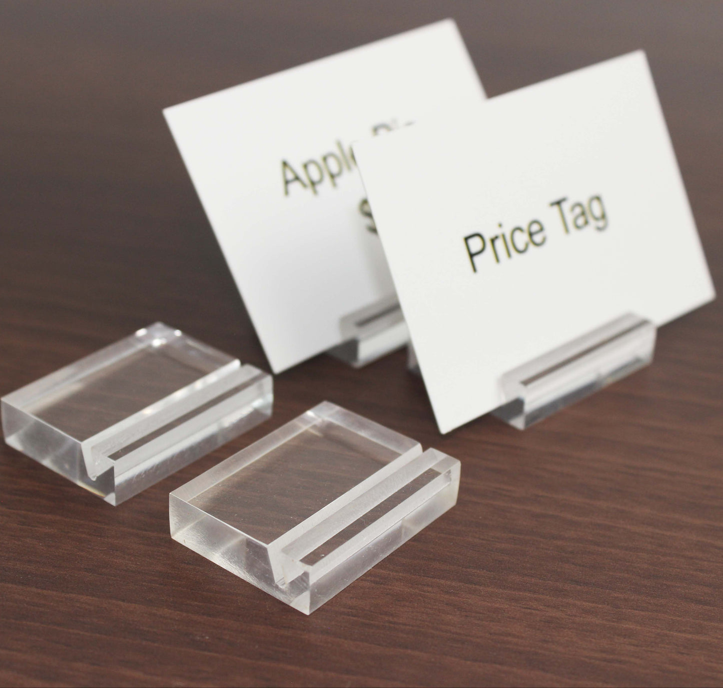 A sturdy table card holder is essential for events, providing professional organization while displaying important details like names and numbers for easy reference.

