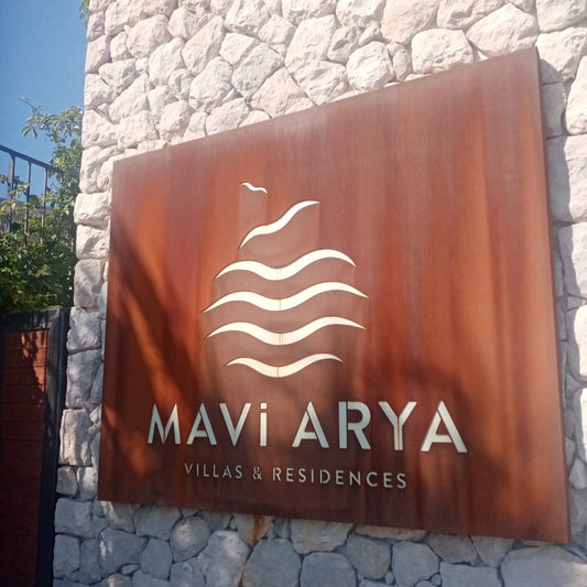 Corten Steel Outdoor Signs – Custom Weather-Resistant Signage