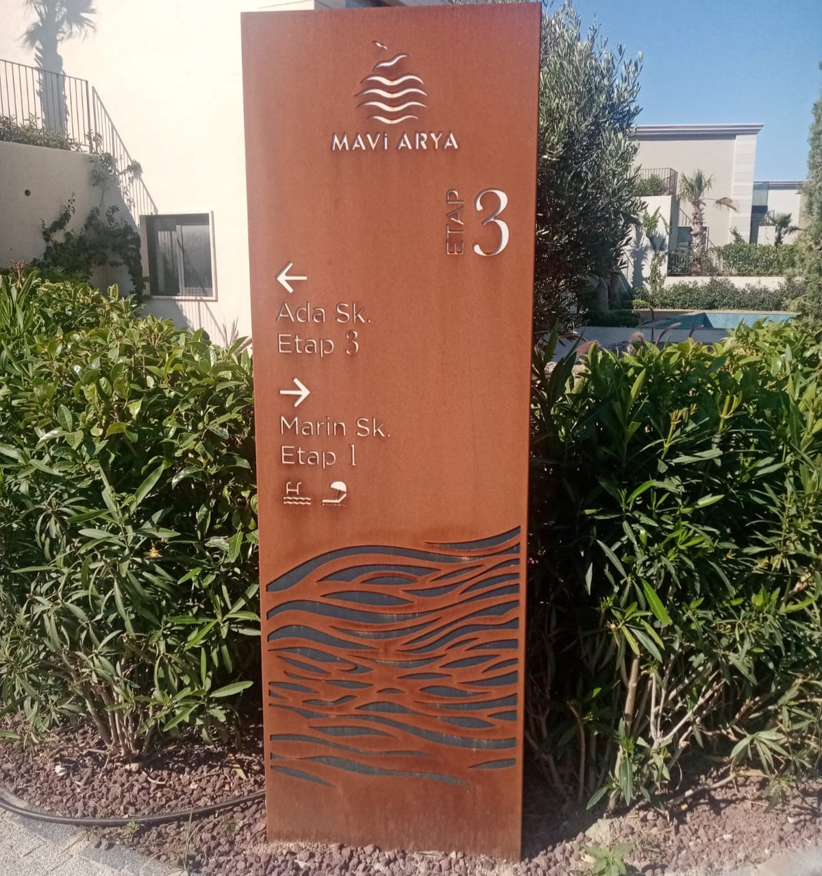 Corten Steel Outdoor Signs – Custom Weather-Resistant Signage