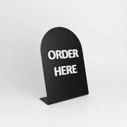 Elegant black and white metal tabletop signs with foam magnetic letters, ideal for showcasing daily specials, pricing, or custom messages. A versatile choice for cafés and restaurants.

Durable metal countertop panels featuring foam magnetic letters, designed for effortless message updates. Perfect for adding a modern touch to your café or business.
small business
beauty salon sign