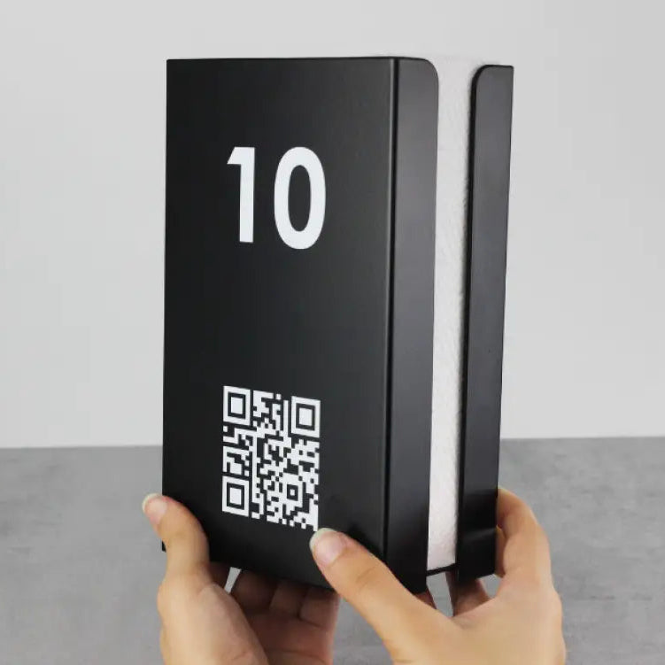 Enhance your restaurant’s branding with our sleek aluminum napkin dispensers. Personalizable with your logo, they also feature table number printing and QR code capabilities for a modern dining experience.

wedding table number
Table top sign
table reserved sign
table numbers Qr code printing
table numbers
Table Number Stackers
small business sign
restaurant sign
rectangular table numbers
QR Code printing table top