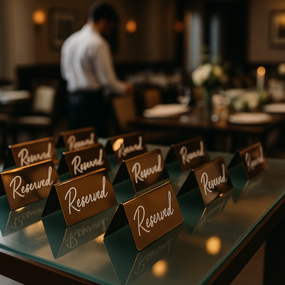 Custom Rose Table Numbers