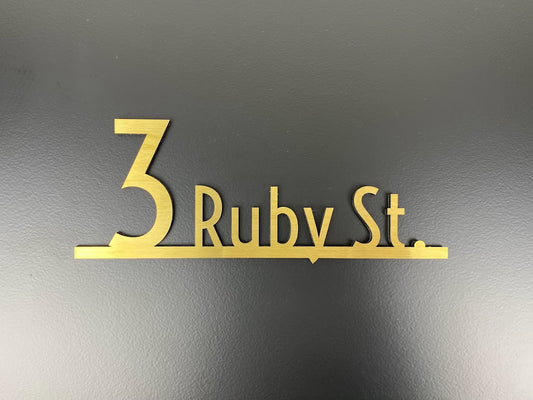 floor direction sign Elegant steel sign designed for clear and easy identification in any space.