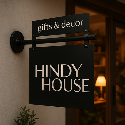 Flag Sign with Header