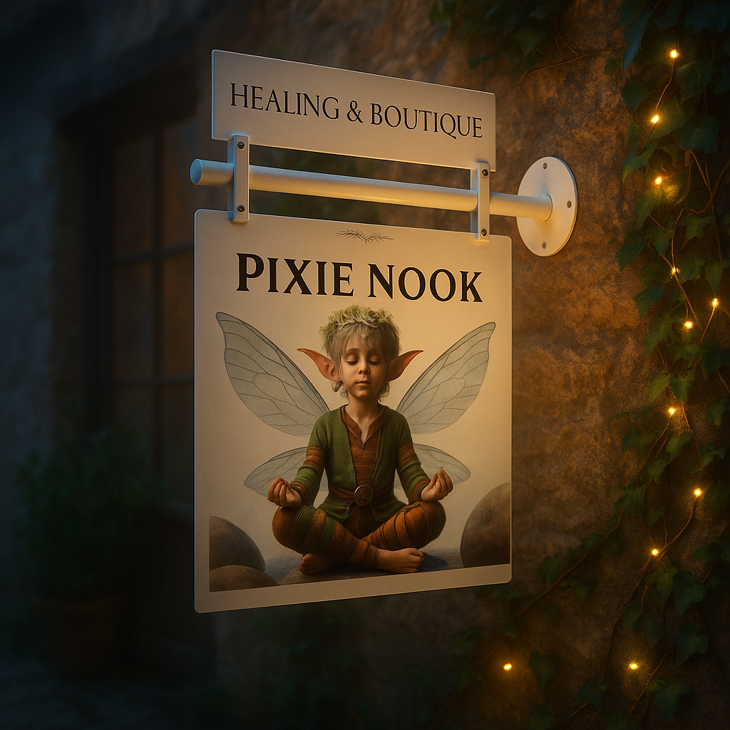 Flag Sign with Header