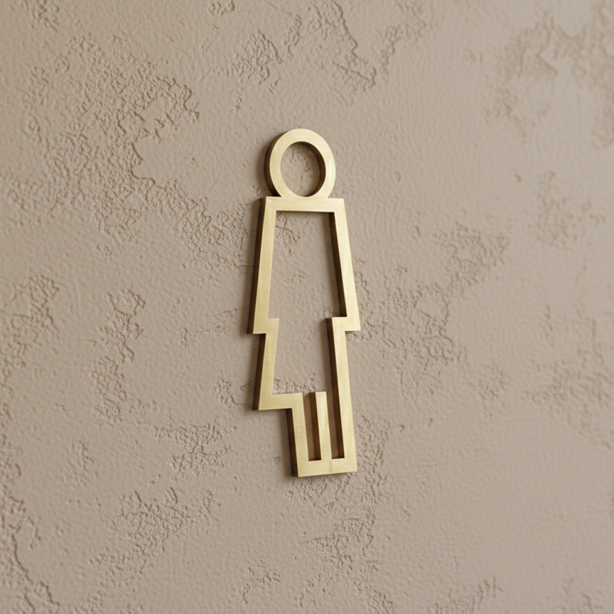 Gender Neutral Icon Sign