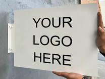 Custom Rectangular Blade Sign: Attract Attention from All Angles - Adroniki