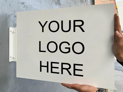 Our customizable rectangular blade sign features double-sided printing with options for personalized size, color, and logo. Ideal for storefronts and cafes, this high-quality sign is an excellent branding tool. Made from durable metal, it’s suitable for both indoor and outdoor environments.

