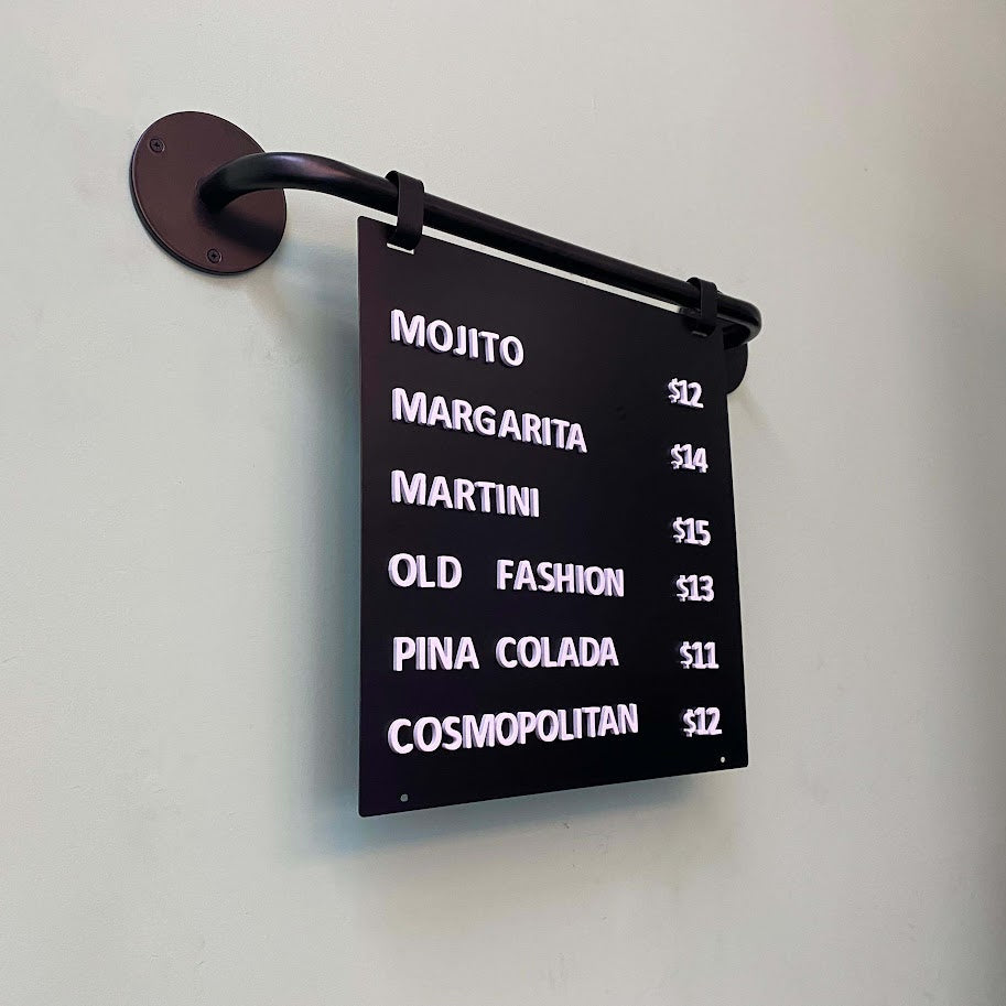 The magnetic letter menu board is a versatile tool designed for cafés, restaurants, and retail spaces. It allows you to update content quickly and display menus or promotions in a professional manner. With its magnetic letters and durable design, you can showcase daily specials or changing prices efficiently. The sleek aesthetic ensures it enhances your space’s décor while remaining functional.

