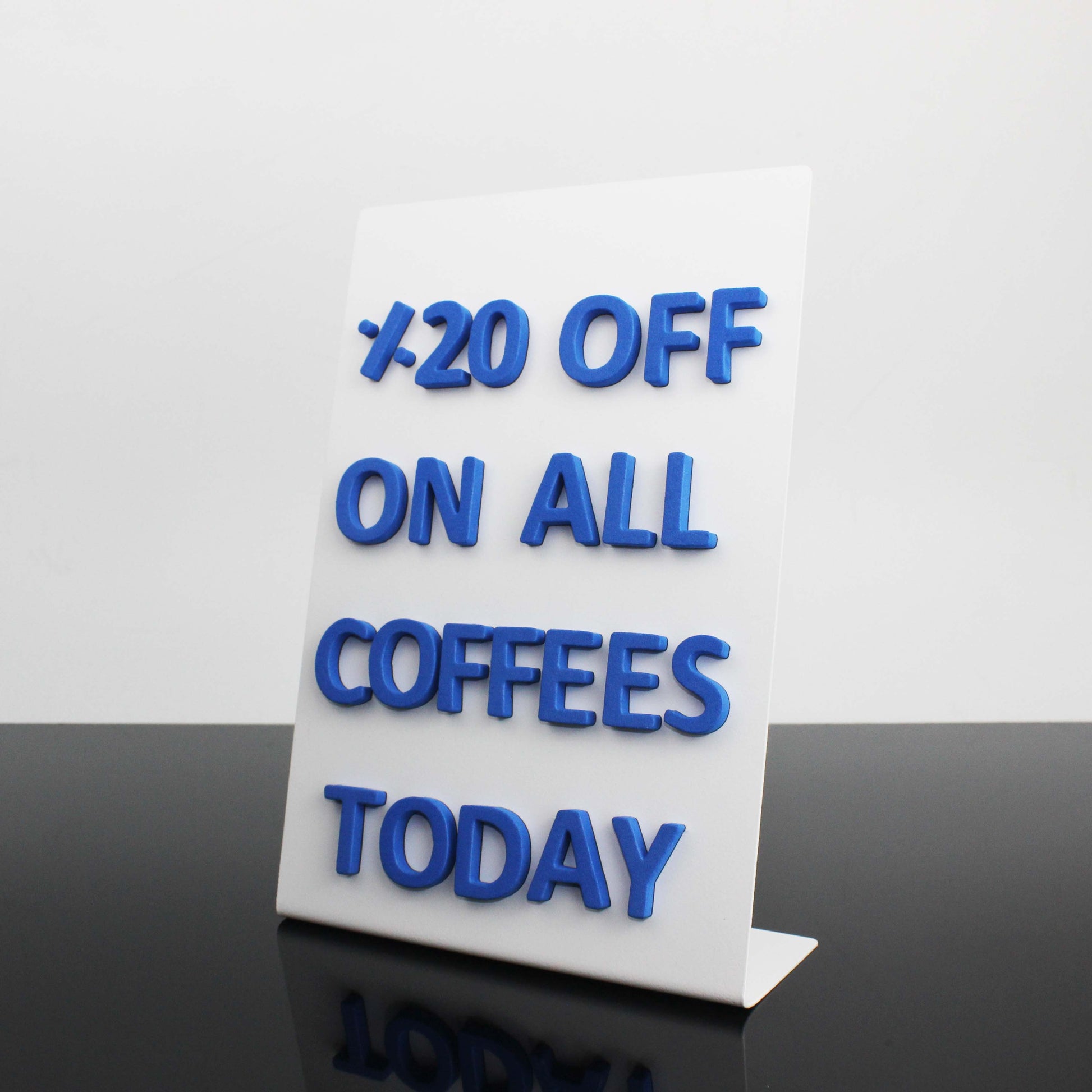 Add a sophisticated touch to your space with our magnetic counter signs, designed to improve organization while maintaining a stylish appearance. Use these signs to highlight important announcements or display creative messages that engage customers. The lightweight design allows for easy portability, and the magnetic letters ensure flexibility for updating content effortlessly. Whether on a restaurant counter, a cafe table, or a salon reception desk, this sign adds both elegance and practicality to your bu