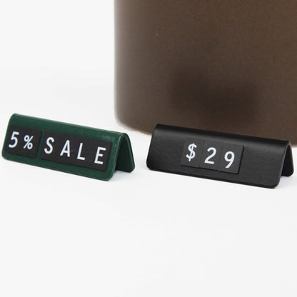 "A polished and professional pricing solution for premium beauty salons."

"Keep your product shelves neat and visually appealing with minimalist metal pricing tags that ensure clear and consistent labeling."

