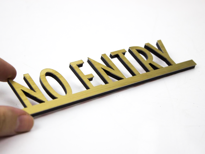 3D No Entry sign
Metal no entry sign
Directional Icon Sign for Public Spaces: Durable and stylish no entry directional icon sign designed for clear communication in public areas.