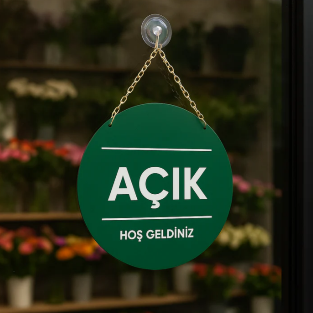 Open/Closed Sign | Personalized Hanging Sign on the Door