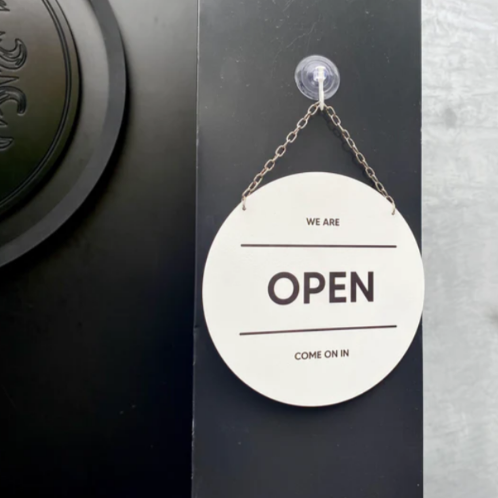 Open/Closed Sign | Personalized Hanging Sign on the Door