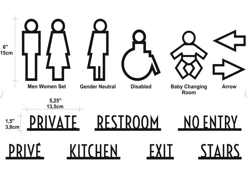 Restroom sign
Restroom icon sign
3D restroom sign
Metal restroom sign
Adhesive restroom sign
Restroom wall sign
Restroom door plaque
Self-adhesive restroom sign
Bathroom sign
Restroom signage for businesses
Modern restroom sign
Stylish restroom icon
Restroom sign for doors
Durable restroom plaque
Public restroom sign
Restroom sign for offices