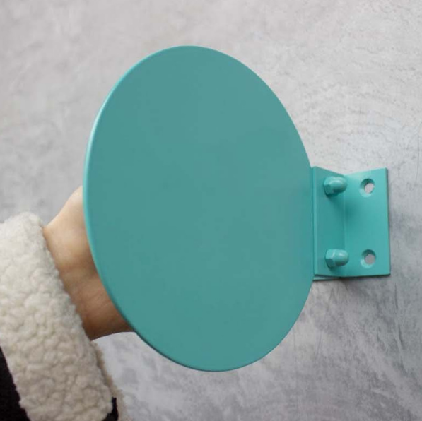 Design your unique round blade sign with double-sided printing. Choose from various sizes, colors, and logo options. Perfect for storefronts, cafes, and restaurants, this durable metal sign is an excellent way to promote your brand. Suitable for indoor or outdoor use, it ensures high visibility.