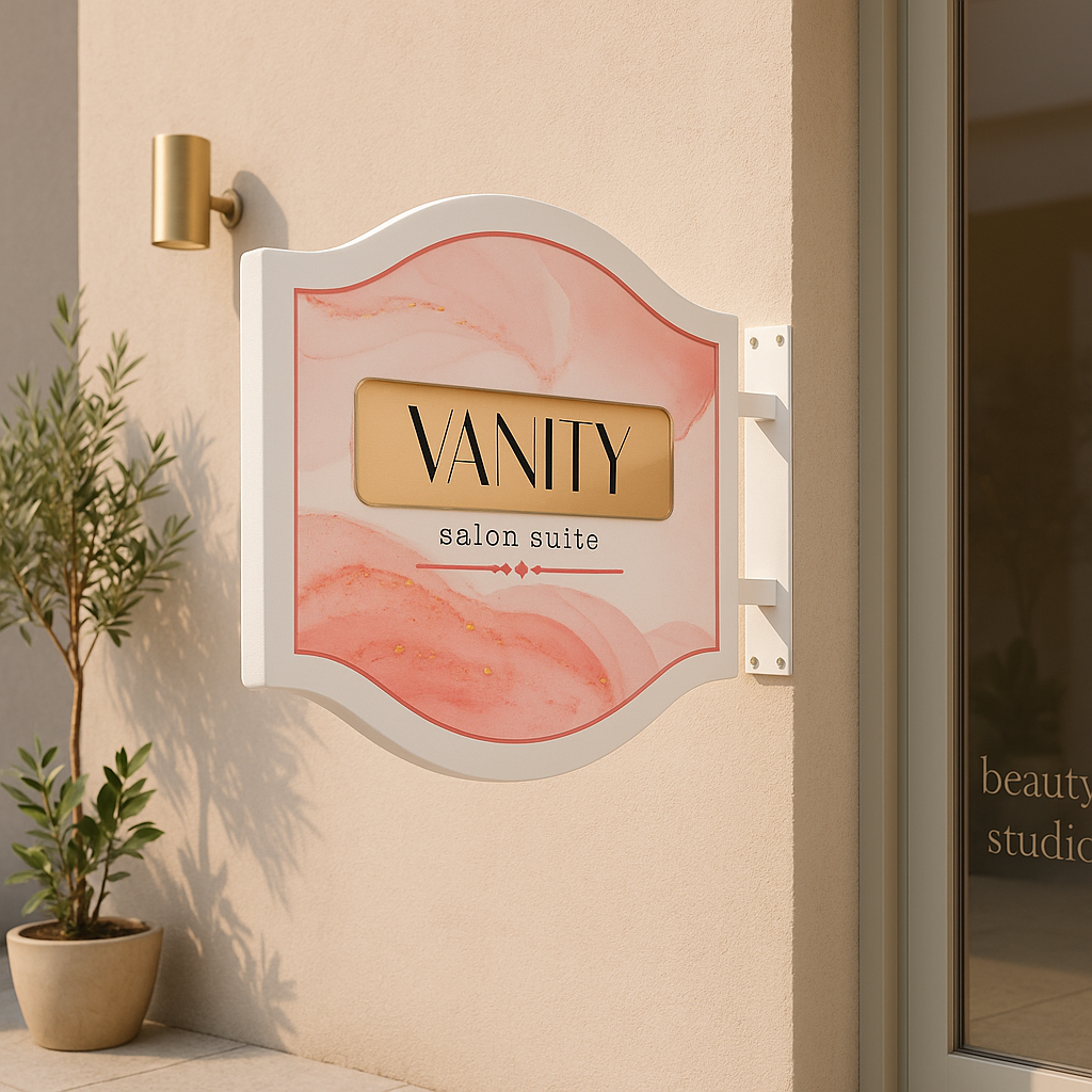 Special Shaped Blade Wall Sign