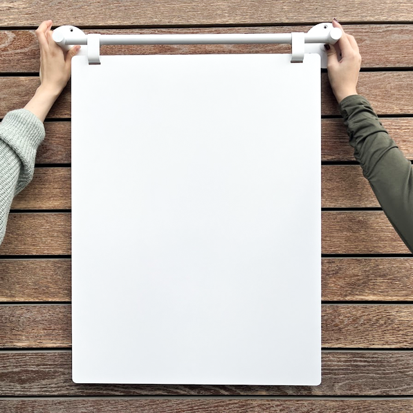 Wall-Mountable: With its practical design, this wall-mounted sign enhances visibility without taking up space.

