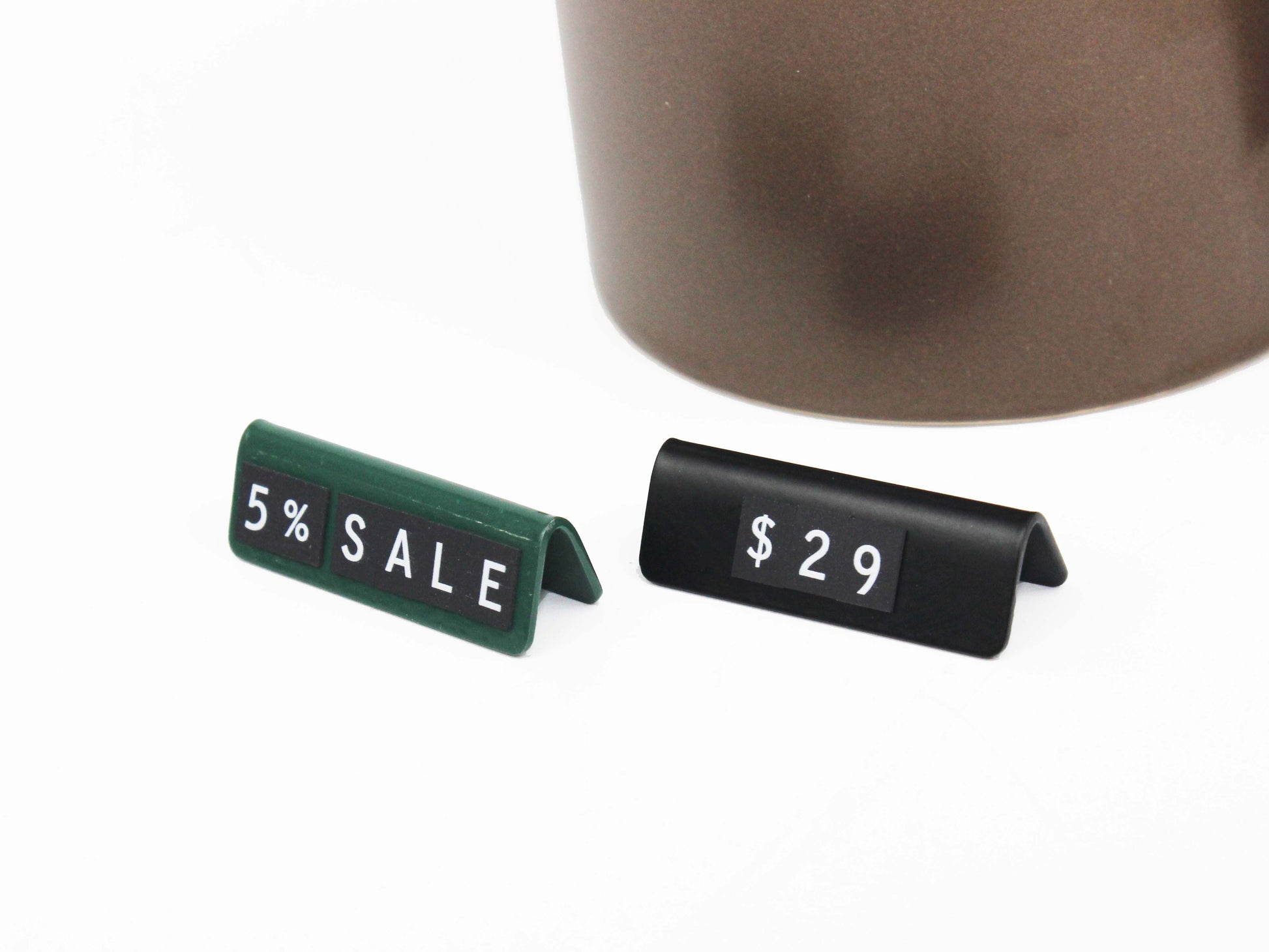 "Elevate the sophistication of your beauty salon with durable and stylish magnetic pricing tags that match high-end decor."

"Charming bakery counter display with compact magnetic tags for effortless pricing."

