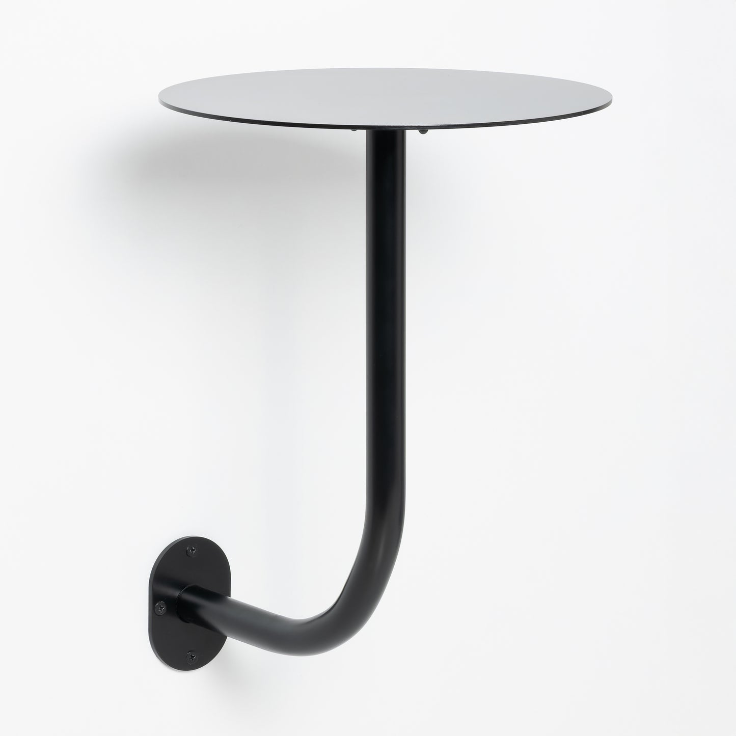 Space-saving square wall table perfect for small areas.