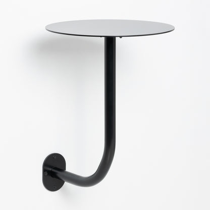 Space-saving square wall table perfect for small areas.
